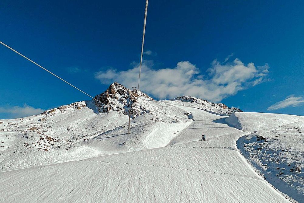Skigebiet St. Jakob Brunnalm neue 6er Sesselbahn auf den Leppleskofel