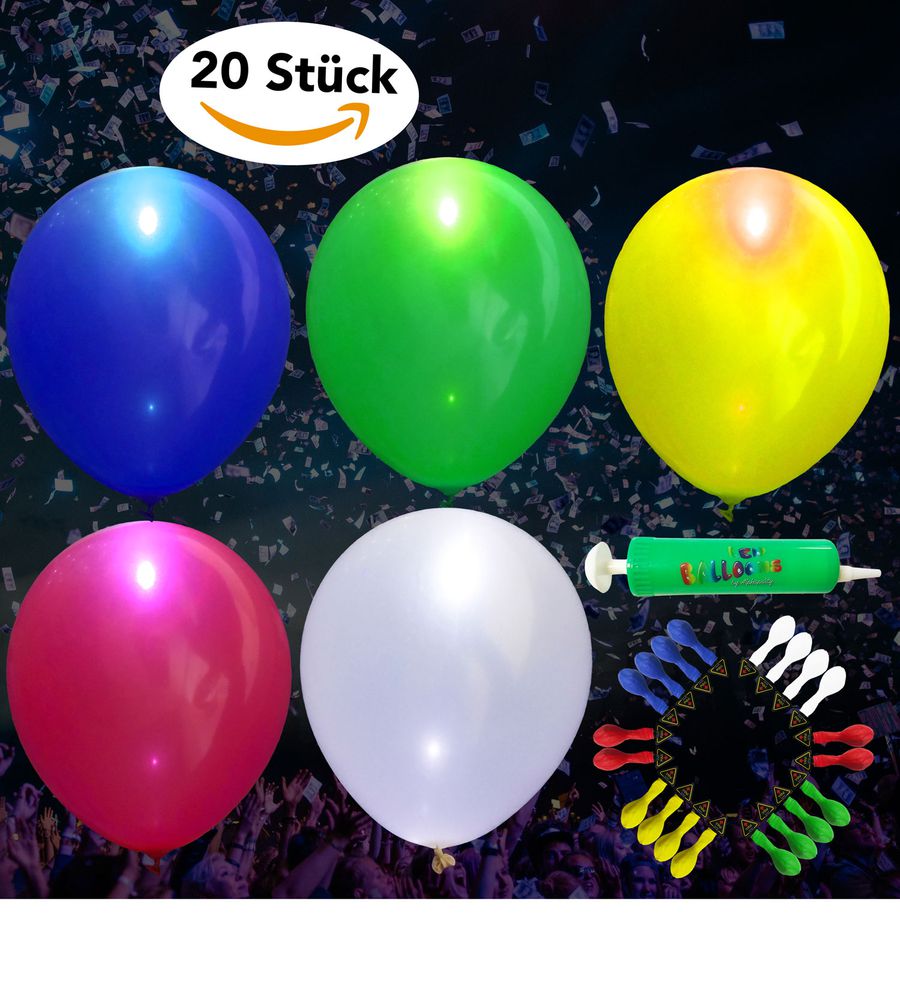 Alphaparty Leuchtende Led Luftballons Alphachoice