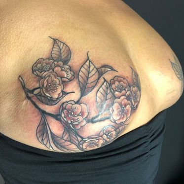 Brustkrebstattoo-Tag 2017, Tätowiererin: Leevke Wolter, Neptune´s Maid - Custom Tattoo, Lübeck