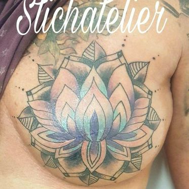 Brustkrebstattoo-Tag 2017, Tätowiererin: Jessy van Inked, Stichatelier, Frickenhausen